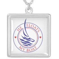 YachTees_He Floats My Boat charm pendant necklaces