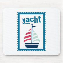 Yachting - Boating Sailing Sail Boat Mousepad