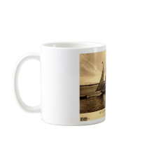 Yachting on Lake Erie, Buffalo NY 1909 vintage Mugs