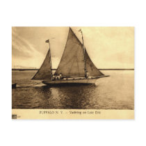 Yachting on Lake Erie, Buffalo NY 1909 vintage Post Cards