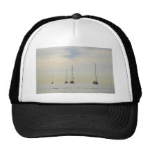 Yachts Heading Out At Dawn Hats