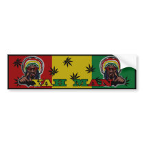 YAH MAN BUMPER STICKERS