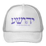 Yahushua (Jesus) Flag Blue Lettering Trucker Hat