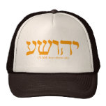 Yahushua (Jesus) with blue letters Hat