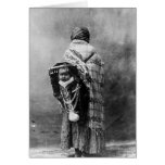 Yakama Native American Mother and Child Card