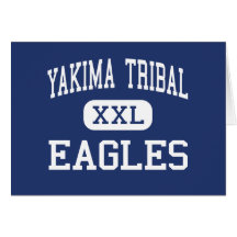 Yakima Tribal - Eagles - Senior - Toppenish Greeting Card