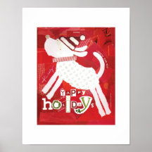Yappy Holidays Print