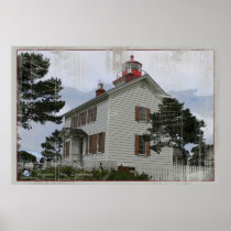 YAQUINA BAY LIGHTHOUSE POSTERS