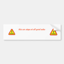 yard sale bumper sticker