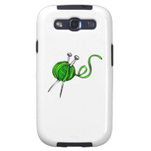 Yarn and Knitting Needles Galaxy SIII Covers