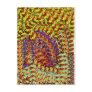 Yarn Scribbles earthy colors design graphic Post Cards
