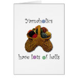 Yarnaholics Have Lots of Balls Greeting Cards