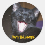 Yawn...Happy Halloween! Stickers
