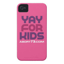 Yay for Kids / Abort73.com iPhone 4 Cover