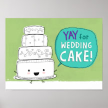 YAY for Wedding Cake! Print