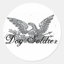 ye olde Dog Soldier Sticker
