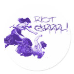 Ye Olde Riot Grrrls stickers