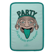 Ye Ole Lucky Green Tongue Sleeves For MacBook Air