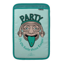 Ye Ole Lucky Green Tongue Sleeves For MacBook Air