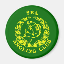 Yea Angling Club Magnet - Round