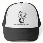 Yea I Know I'm Cute hats