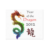 Year of the Dragon 2012 Canvas Print