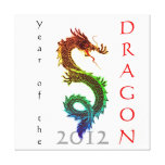 Year of the Dragon 2012 Canvas Print