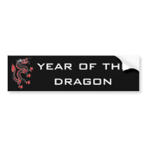 Year of the Dragon Bumper Sticker