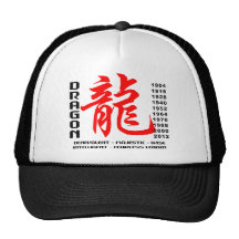 Year of The Dragon Characteristics Mesh Hat