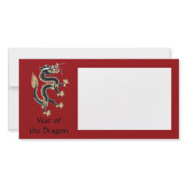 Year of the Dragon Custom Photo Card