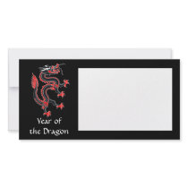 Year of the Dragon Personalized Photo Card