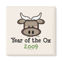 Year of the Ox 2009 Magnet