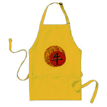 Year of the Ox: Gold and Red Aprons
