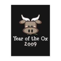 Year Of The Ox Postcard