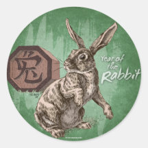 Year of the Rabbit Chinese Zodiac Astrology Sticker