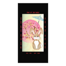 Year of the Rabbit Photo Card