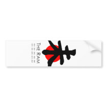 Year of the Ram bumper stickers