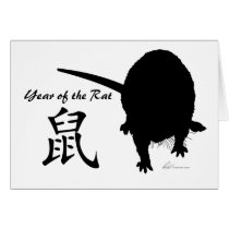 Year of the Rat Card