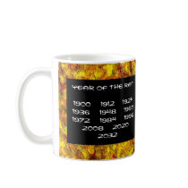 Year of the Rat : Red and Gold Mugs