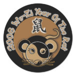 Year Of The Rat Stickers