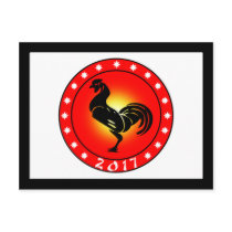 Year of the Rooster 2017 Post Card