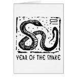 Year of The Snake Card