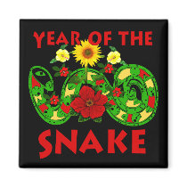 Year Of The Snake magnets