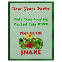 Year Of The Snake flyers