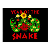 Year Of The Snake postcards