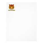 Year of the Tiger Portrait Custom Letterhead