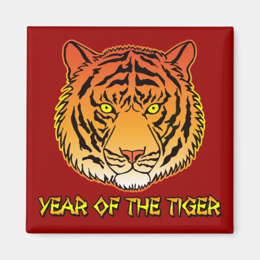 Year of the Tiger Portrait Magnets