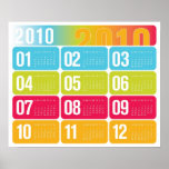 Yearly 2010 Calendar posters