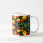 yel_red flowers Psalms 40:8 Coffee Mug