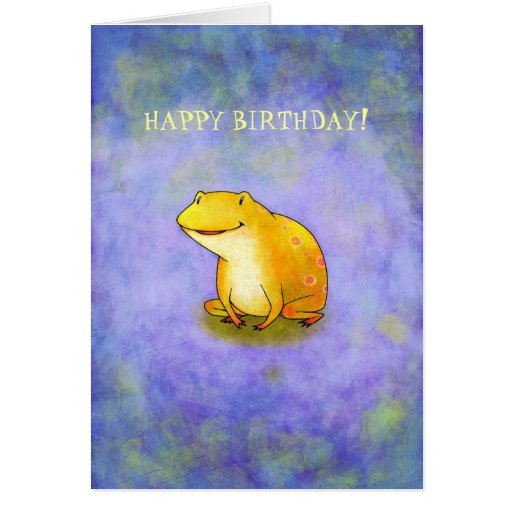 Yellor Frog Card(customizable)